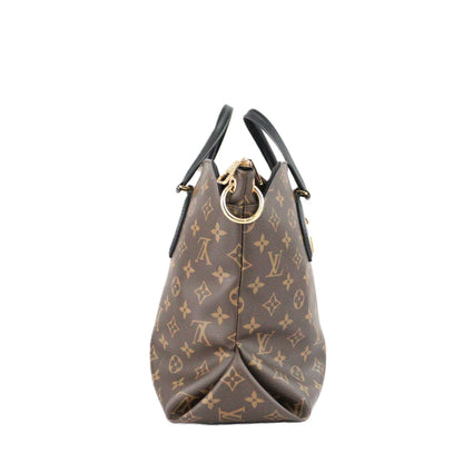 LOUIS VUITTON M44347 FLOWER ZIPPED TOTE MM TOTE BAG