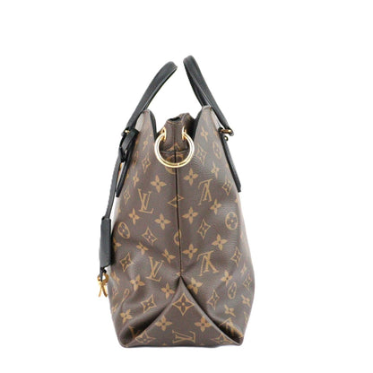 LOUIS VUITTON M44347 FLOWER ZIPPED TOTE MM TOTE BAG