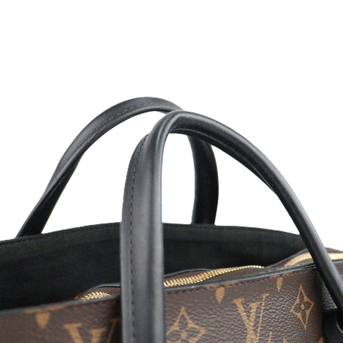 LOUIS VUITTON M44347 FLOWER ZIPPED TOTE MM TOTE BAG