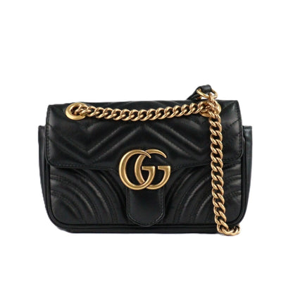 GUCCI 446744 DTD1T GG MARMONT SHOULDER BAG