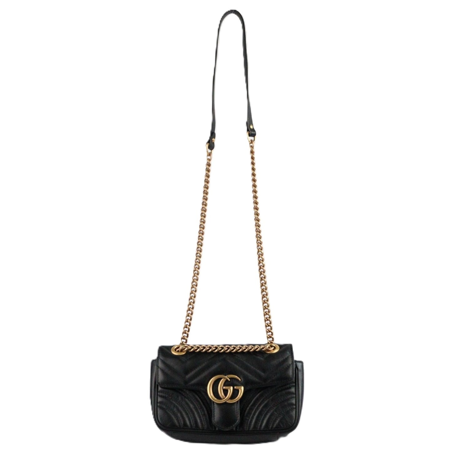 GUCCI 446744 DTD1T GG MARMONT SHOULDER BAG