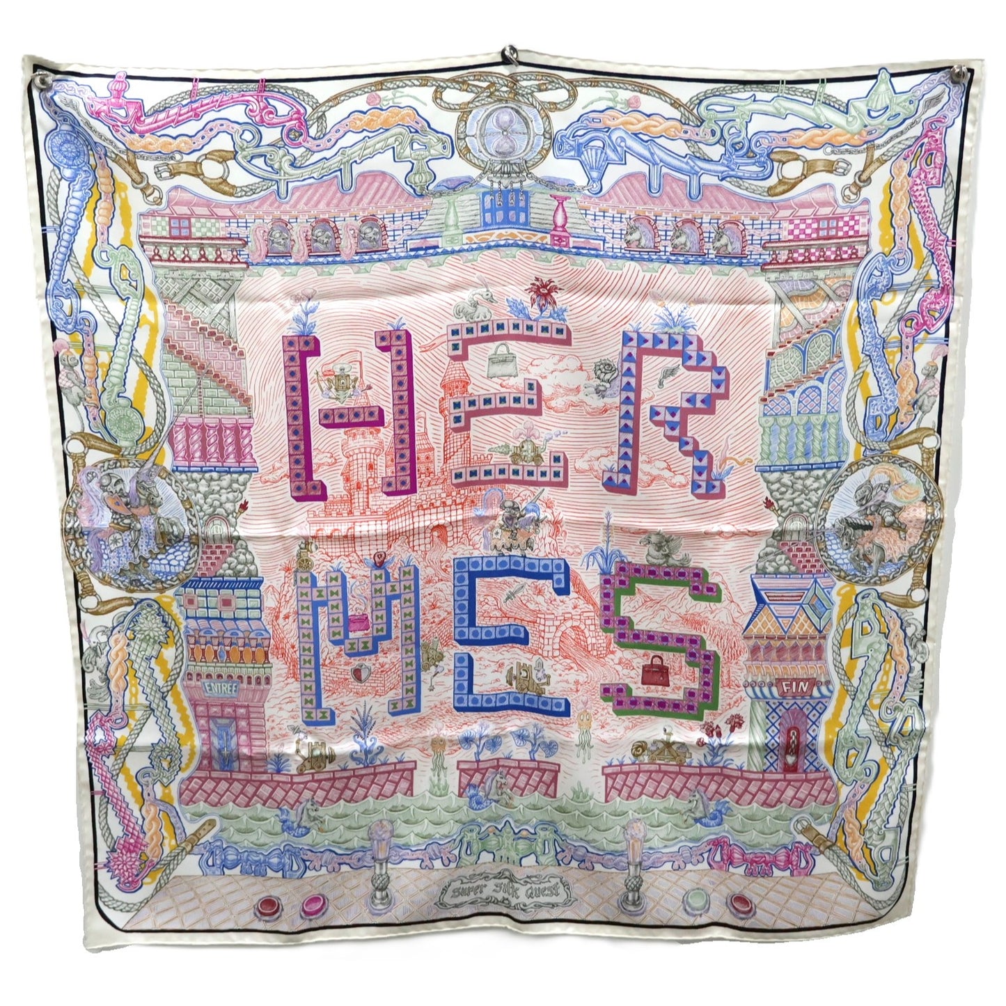 HERMES 004011S CARRE 90 SCARF