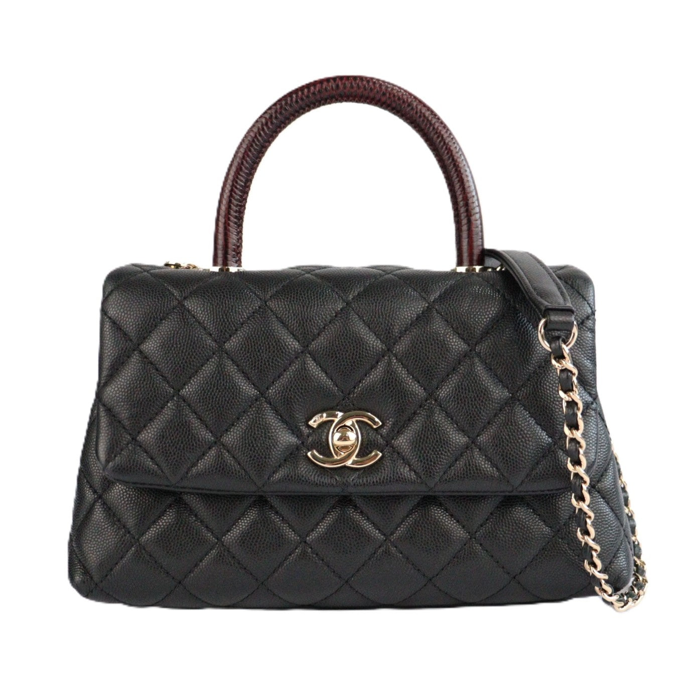 CHANEL A92990 COCO HANDLE SMALL HANDBAG