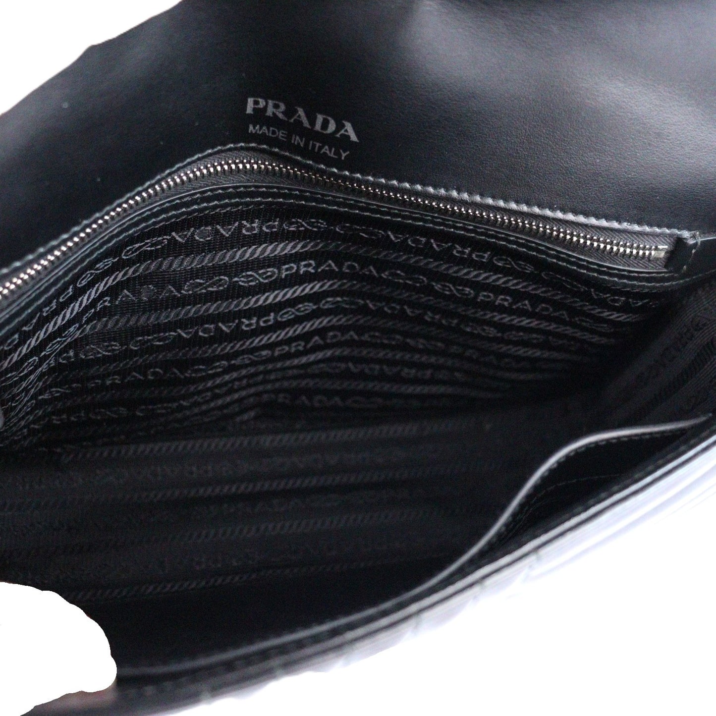 PRADA 1BD135 DIAGRAMME SHOULDER BAG