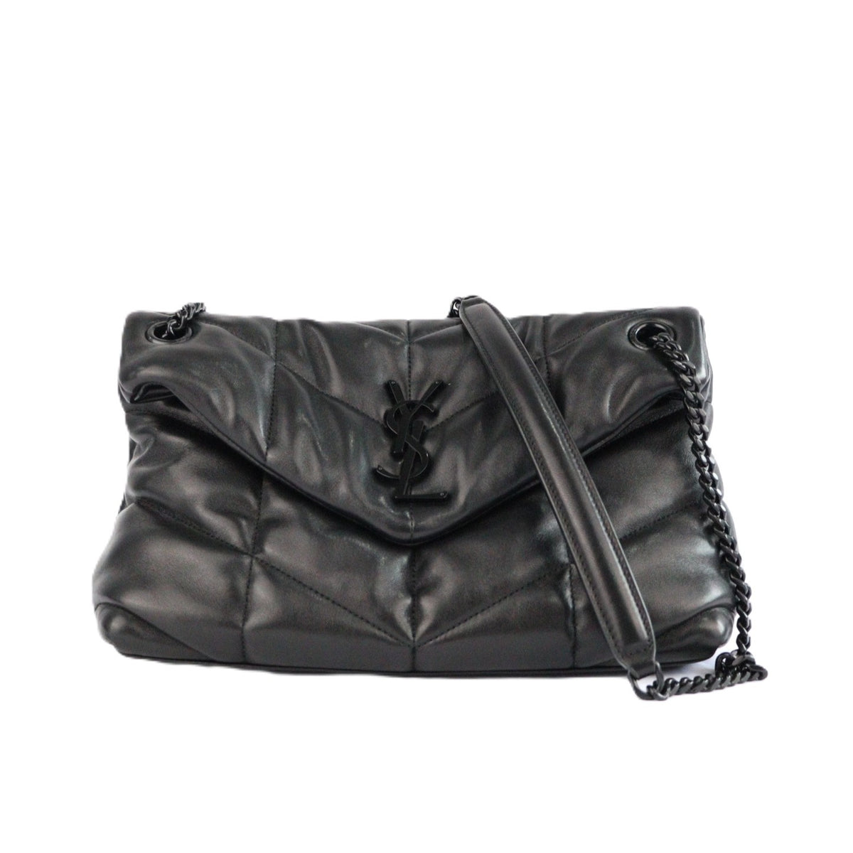 SAINT LAURENT 577476 1EL08 PUFFER SMALL SHOULDER BAG