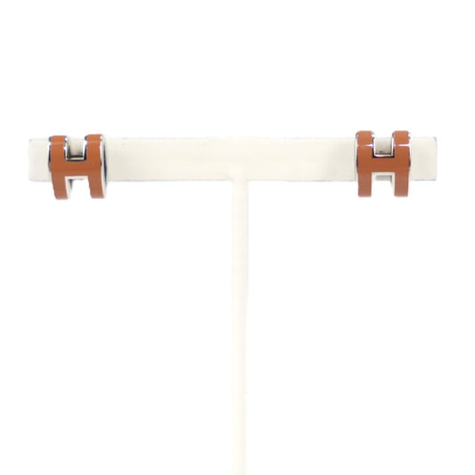 HERMES 608002FP POP H MINI EARRINGS