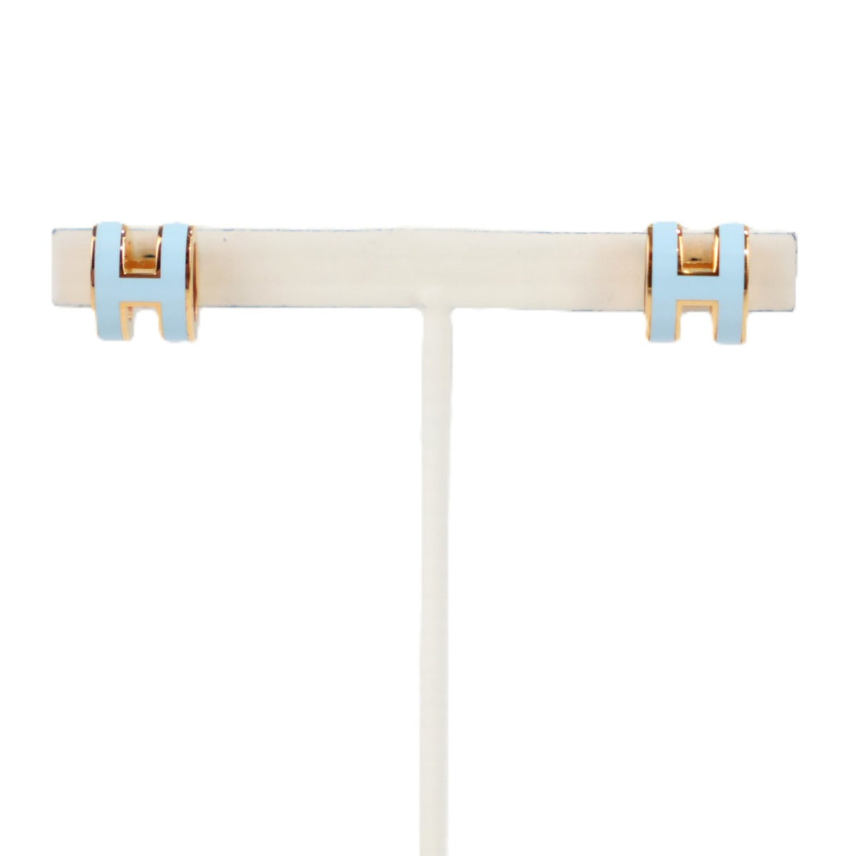 HERMES 608002F POP H MINI EARRINGS