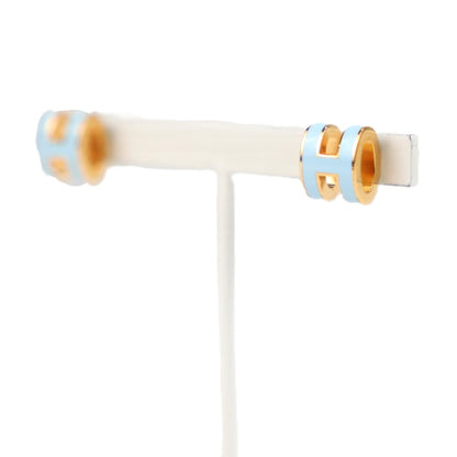 HERMES 608002F POP H MINI EARRINGS