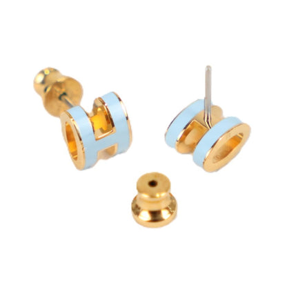 HERMES 608002F POP H MINI EARRINGS