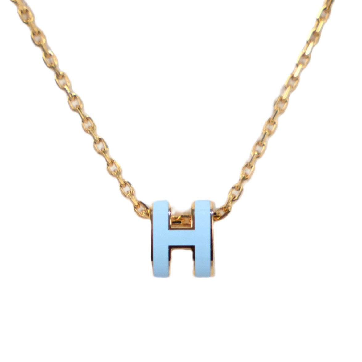 HERMES 147992F POP H MINI NECKLACE