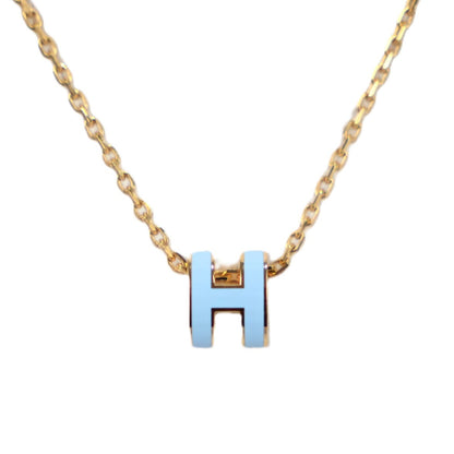 HERMES 147992F POP H MINI NECKLACE