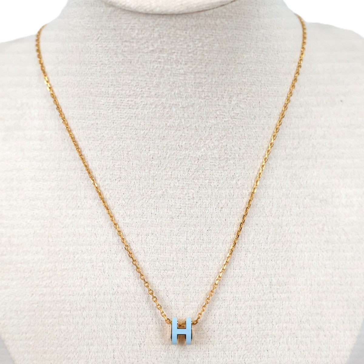 HERMES 147992F POP H MINI NECKLACE