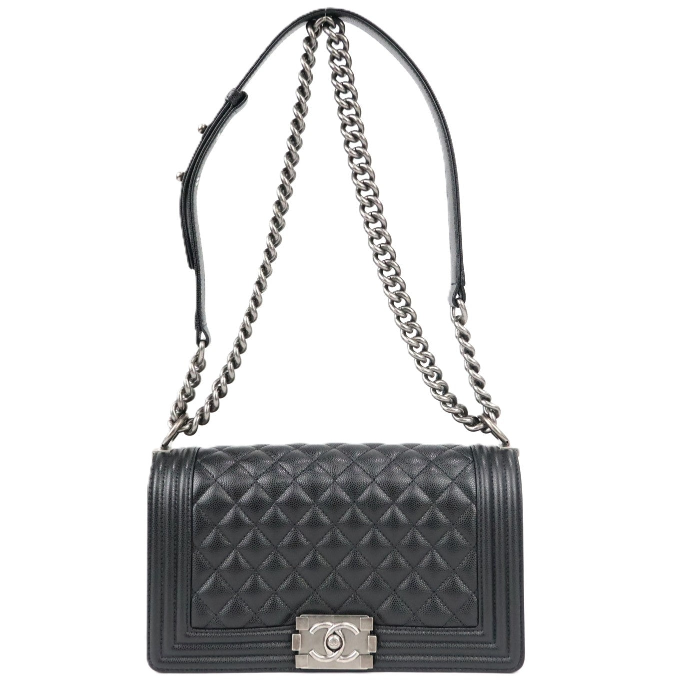 CHANEL 67086 BOY CHANEL MEDIUM SHOULDER BAG