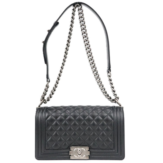 CHANEL 67086 BOY CHANEL MEDIUM SHOULDER BAG