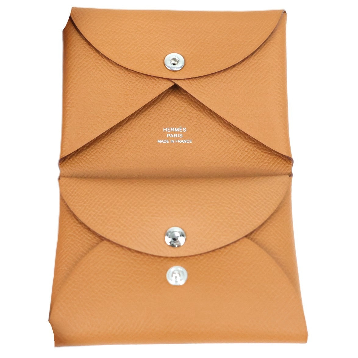 HERMES 083035CK CALVI DUO CARD HOLDER