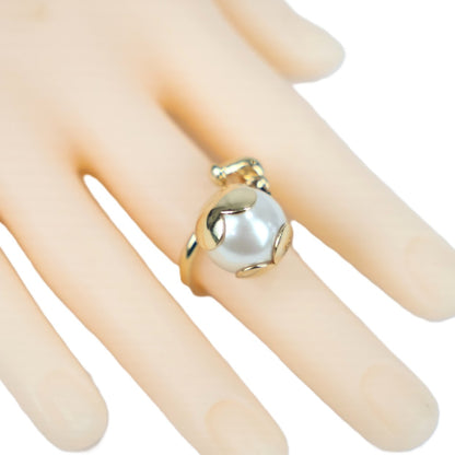 LOUIS VUITTON M63170 BARG KNOTTY PEARL S RING