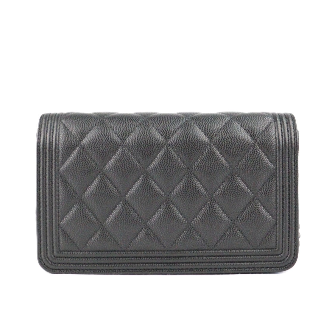 CHANEL AP1117 BOY CHANEL WALLET ON CHAIN