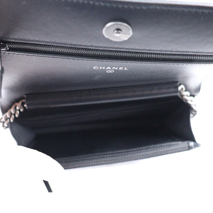 CHANEL AP1117 BOY CHANEL WALLET ON CHAIN
