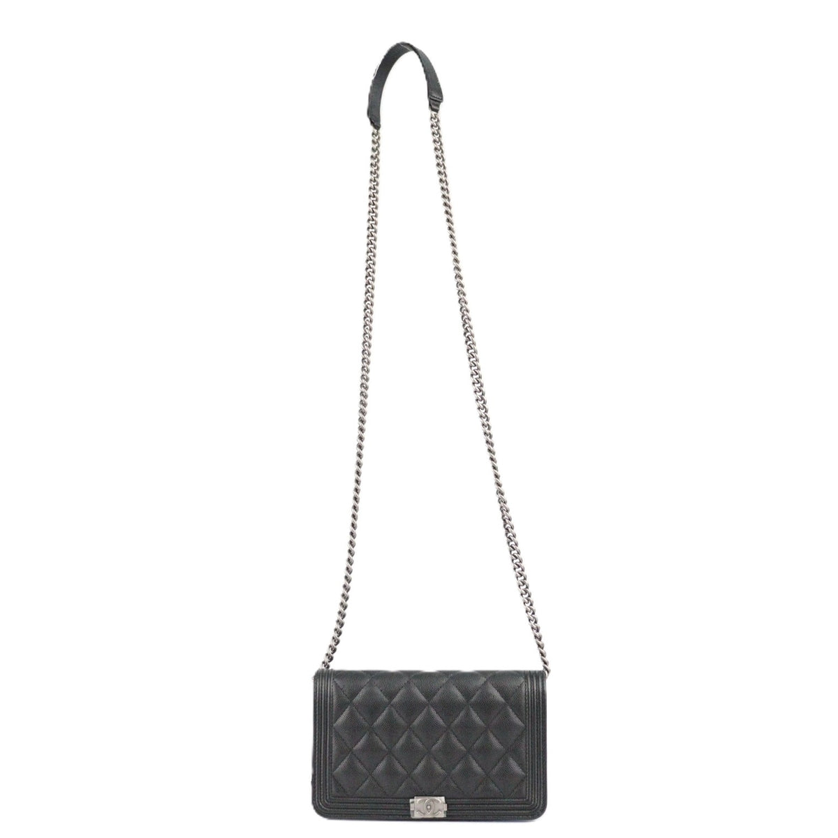 CHANEL AP1117 BOY CHANEL WALLET ON CHAIN