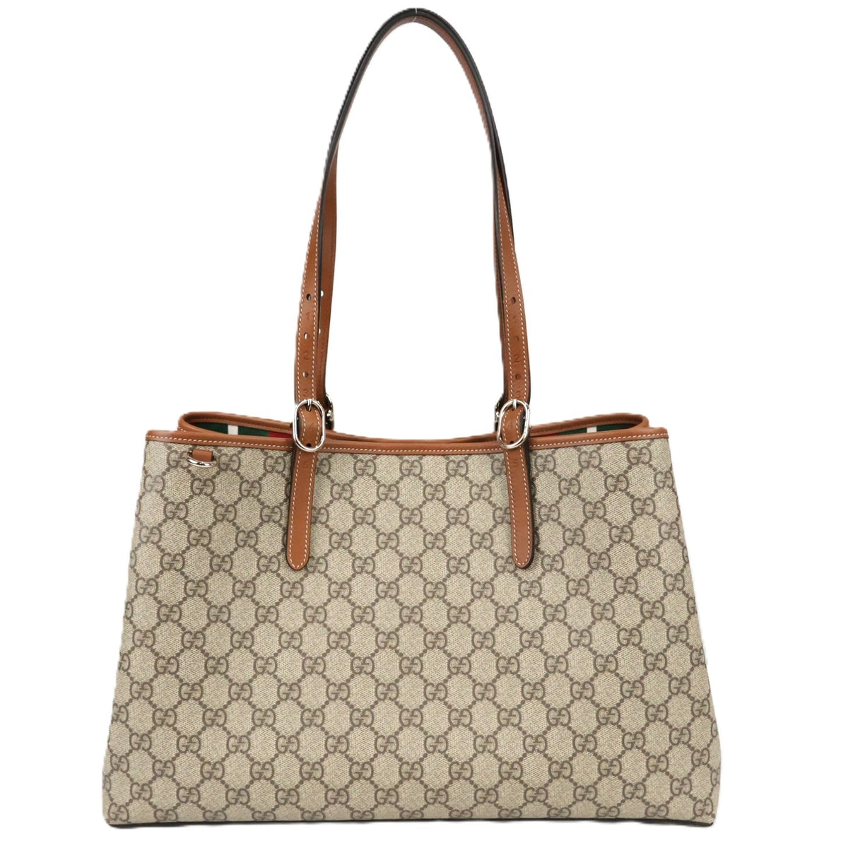 GUCCI 815213 FAD6L GG EMBLEM TOTE BAG