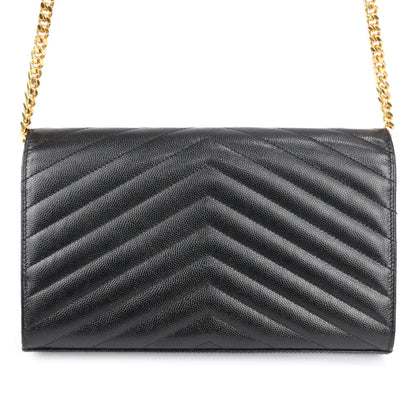 SAINT LAURENT 377828 BOW01 CASSANDRA WALLET ON CHAIN