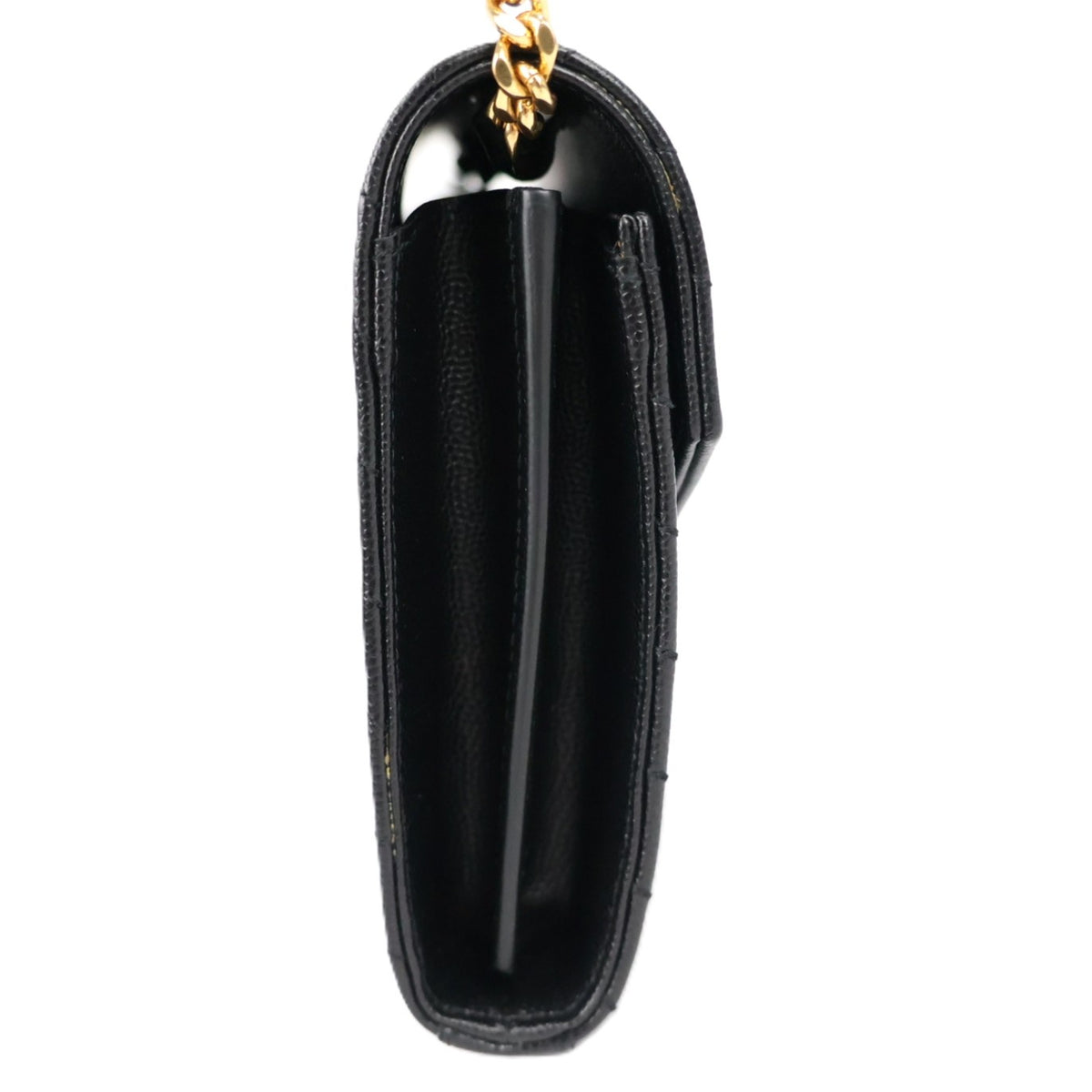 SAINT LAURENT 377828 BOW01 CASSANDRA WALLET ON CHAIN