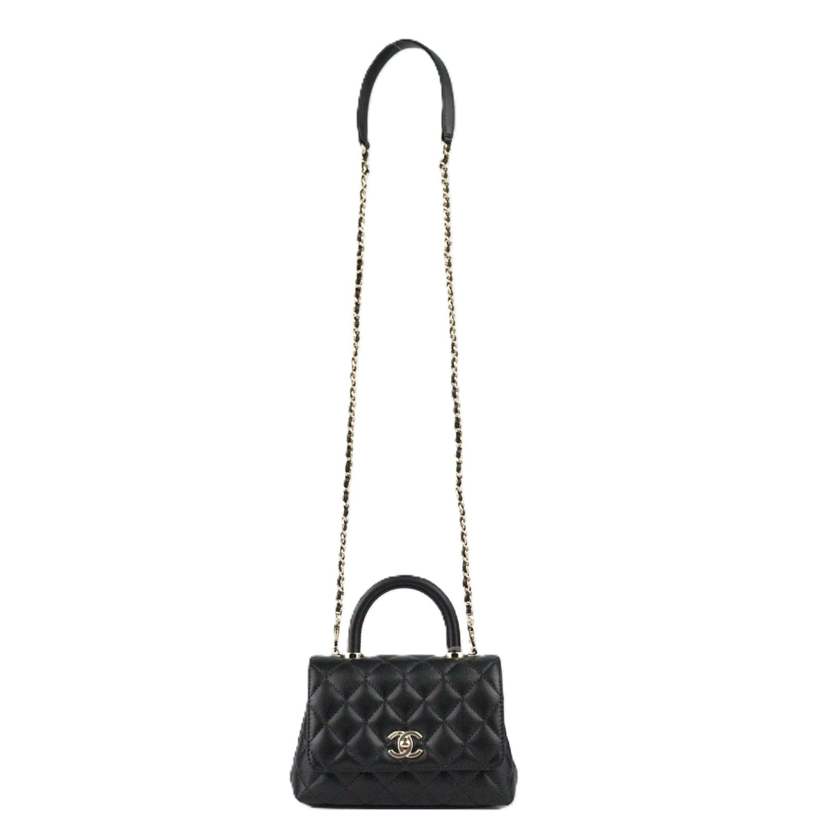 CHANEL AS2215 COCO HANDLE MINI HANDBAG