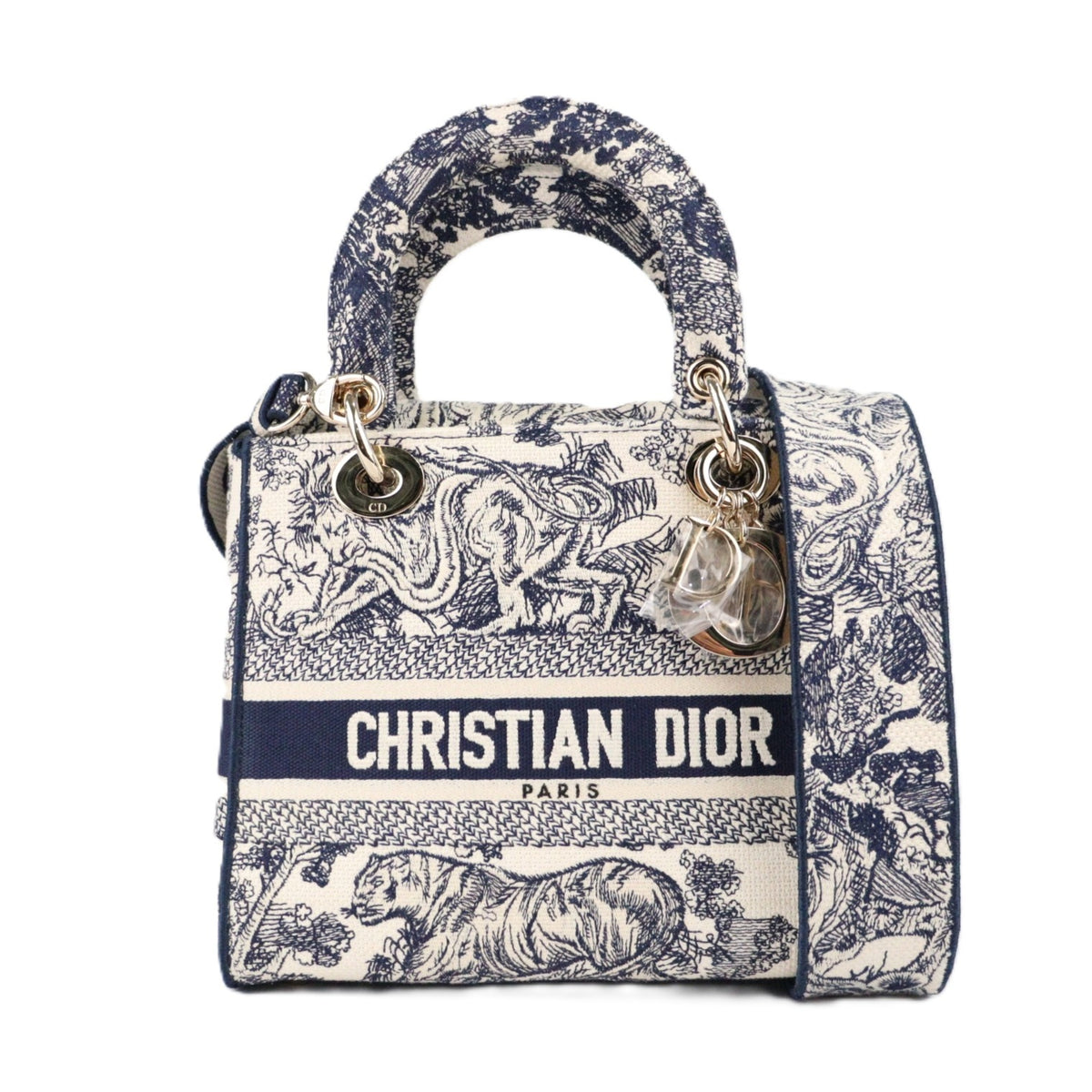 DIOR M0565OTDT LADY D-LITE MEDIUM HANDBAG