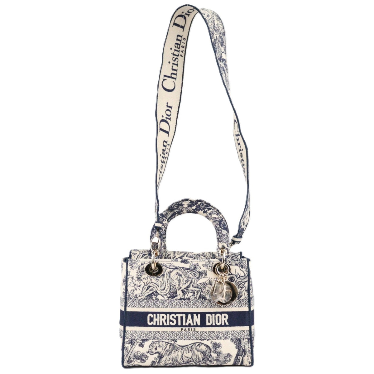 DIOR M0565OTDT LADY D-LITE MEDIUM HANDBAG