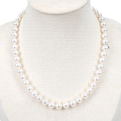 MIKIMOTO Akoya Pearl Necklace & Earrings Set