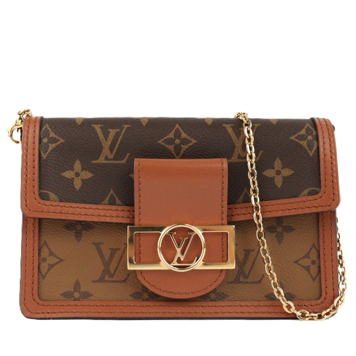 LOUIS VUITTON M68746 PORTEFEUILLE DAUPHINE WALLET ON CHAIN
