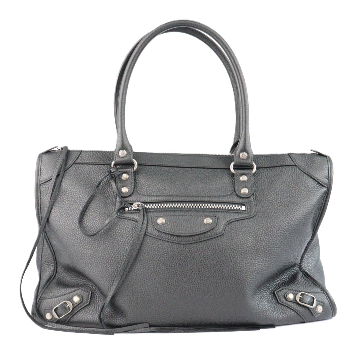 BALENCIAGA 866045 2ACFO LE CITY BUSINESS DUFFLE HANDBAG