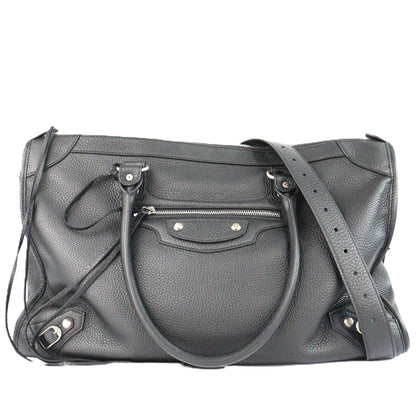BALENCIAGA 866045 2ACFO LE CITY BUSINESS DUFFLE HANDBAG