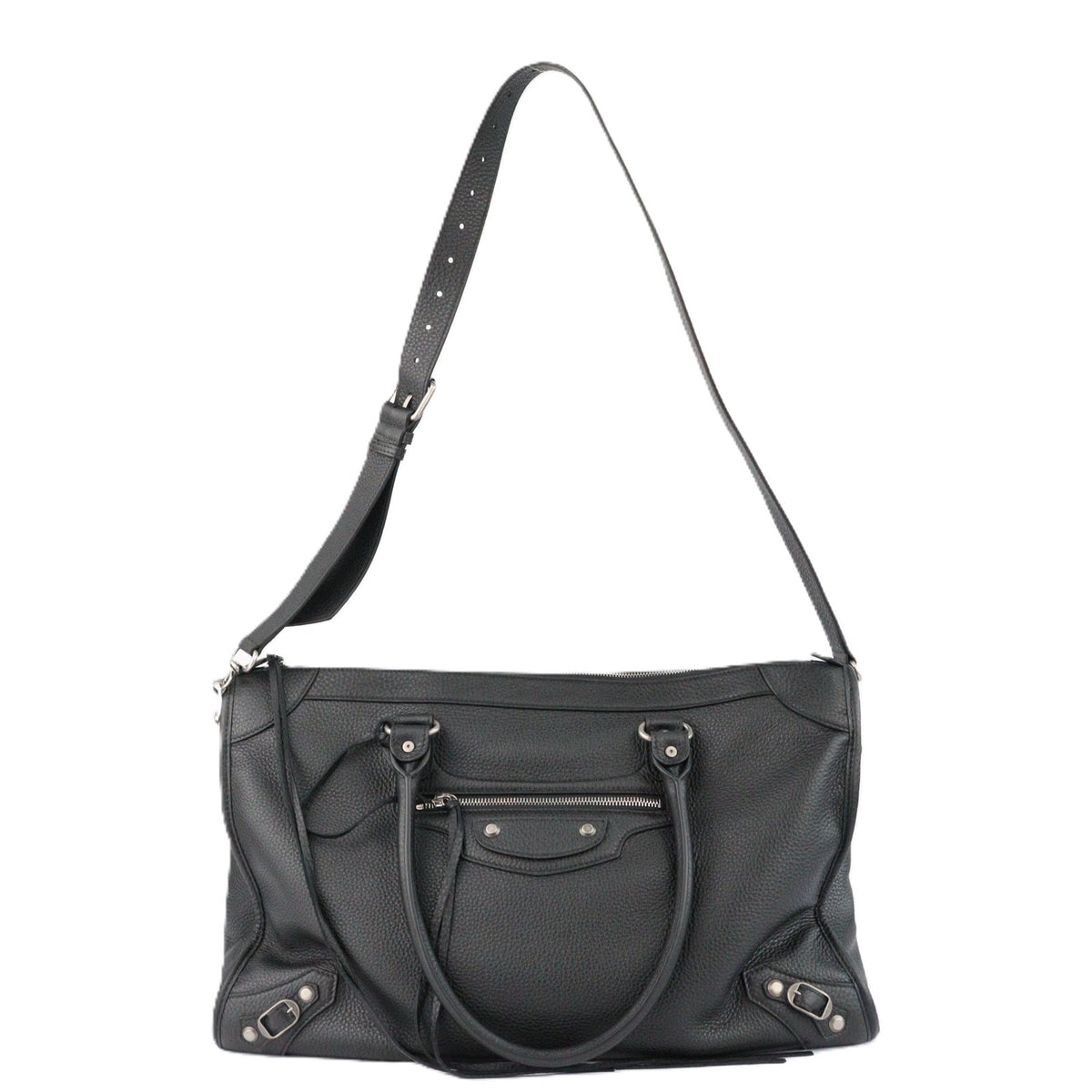 BALENCIAGA 866045 2ACFO LE CITY BUSINESS DUFFLE HANDBAG