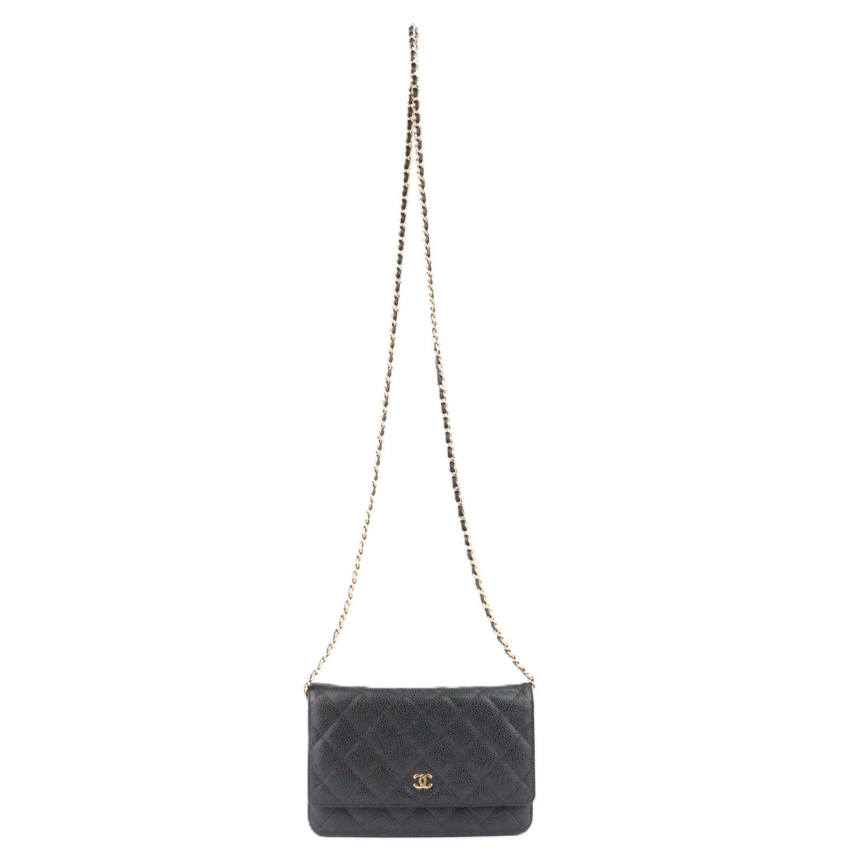 CHANEL 33814 CLASSIC FLAP WALLET ON CHAIN
