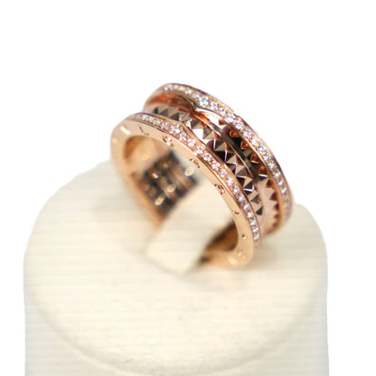 BVLGARI 360240 B.zero1 Rock 2-Bands #62 Ring