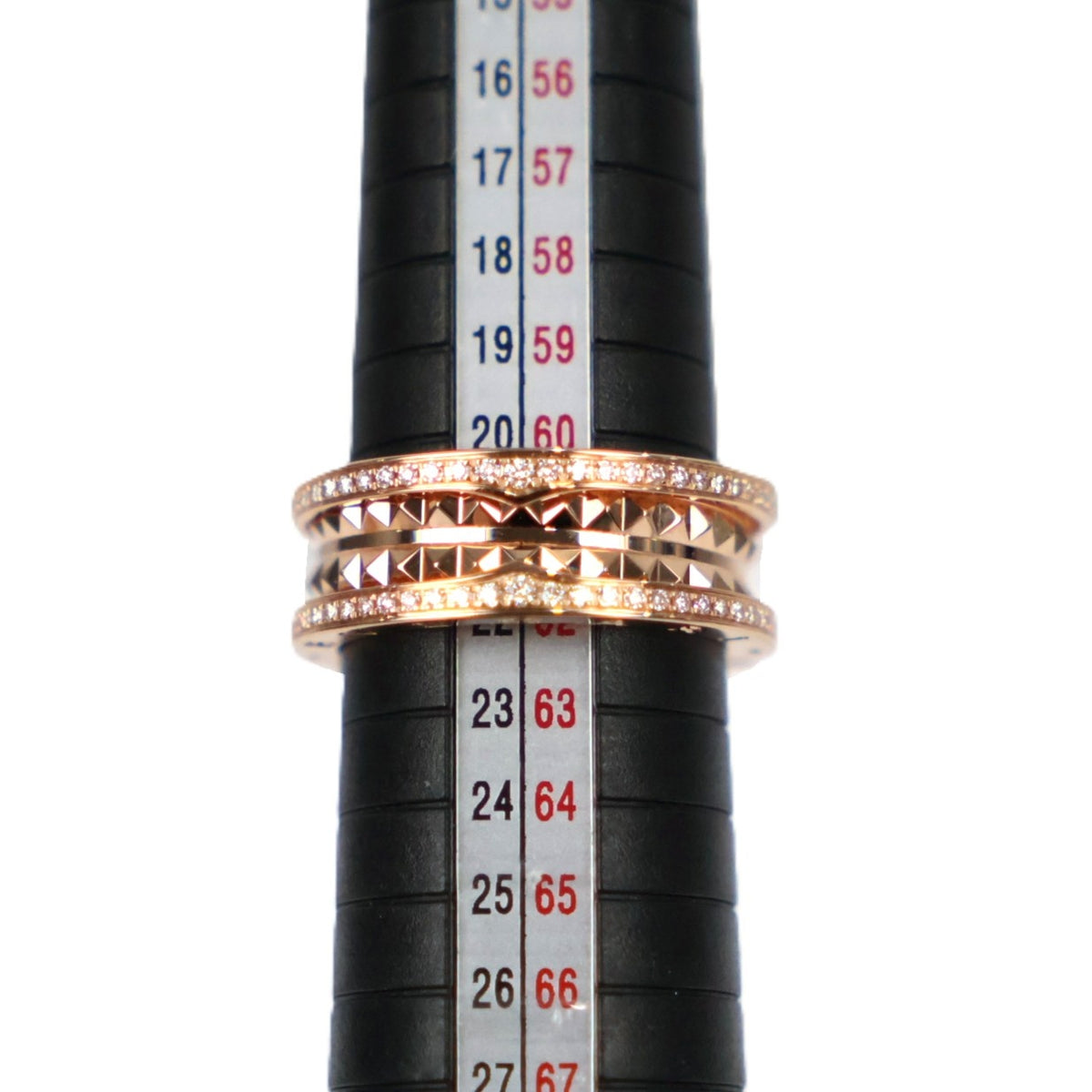 BVLGARI 360240 B.zero1 Rock 2-Bands #62 Ring