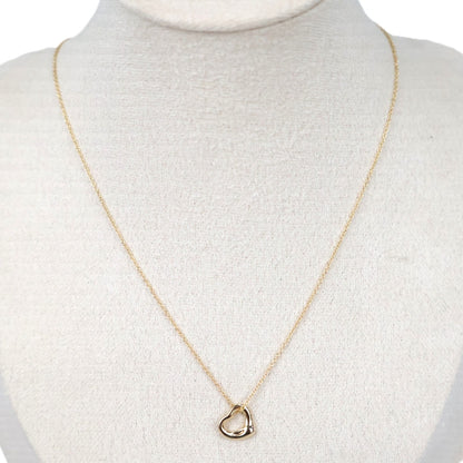 TIFFANY & Co. 60018402 Open Heart Necklace