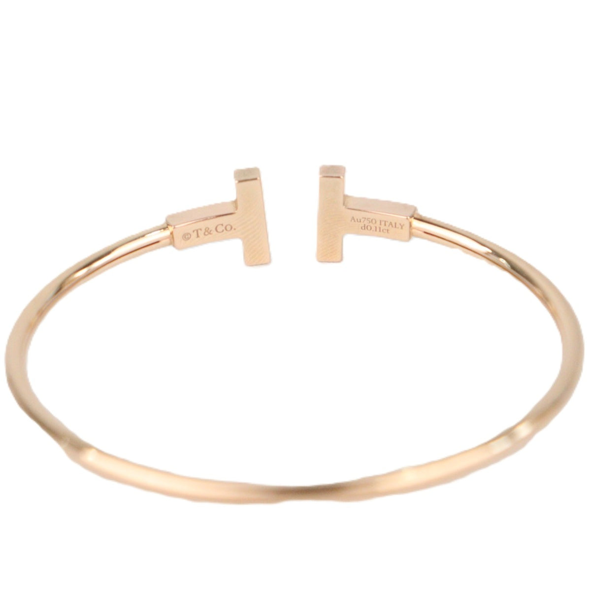 TIFFANY & Co. 64028596 T Wire #S Bracelet