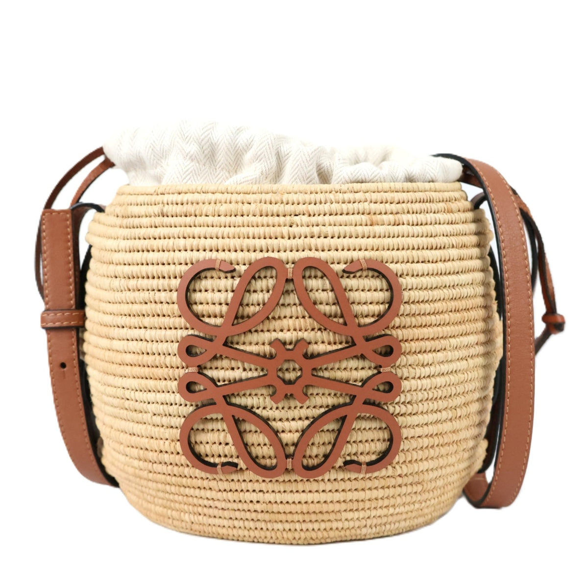 LOEWE A223Z48X03 BEEHIVE BASKET BAG