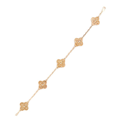 Van Cleef & Arpels VCARO1IE00 Vintage Alhambra 5-Motifs Bracelet