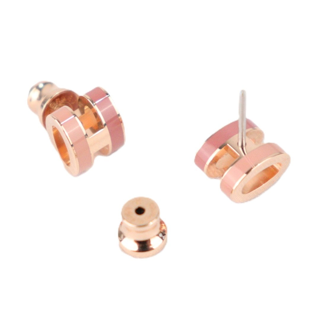 HERMES 100065FO POP H ROCABAR MINI EARRINGS