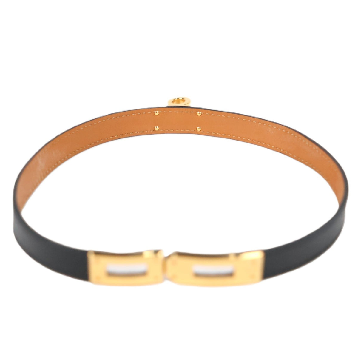 HERMES 064642CC KELLY DOUBLE TOUR M BRACELET