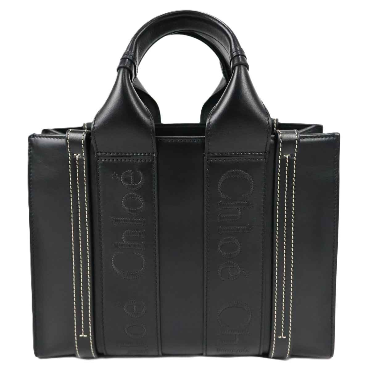 CHLOE CHC23US397 I60+CHC24SK892 L50 WOODY SMALL TOTE BAG