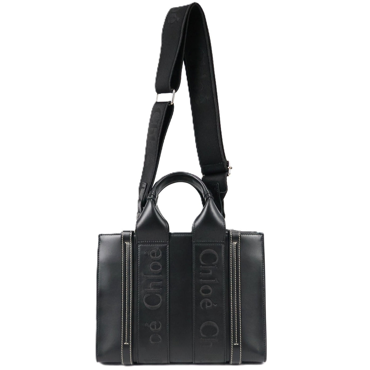 CHLOE CHC23US397 I60+CHC24SK892 L50 WOODY SMALL TOTE BAG