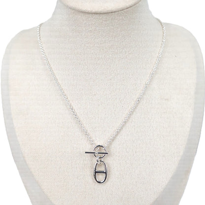 HERMES H104141B Chaine d'Ancre Pendant Necklace