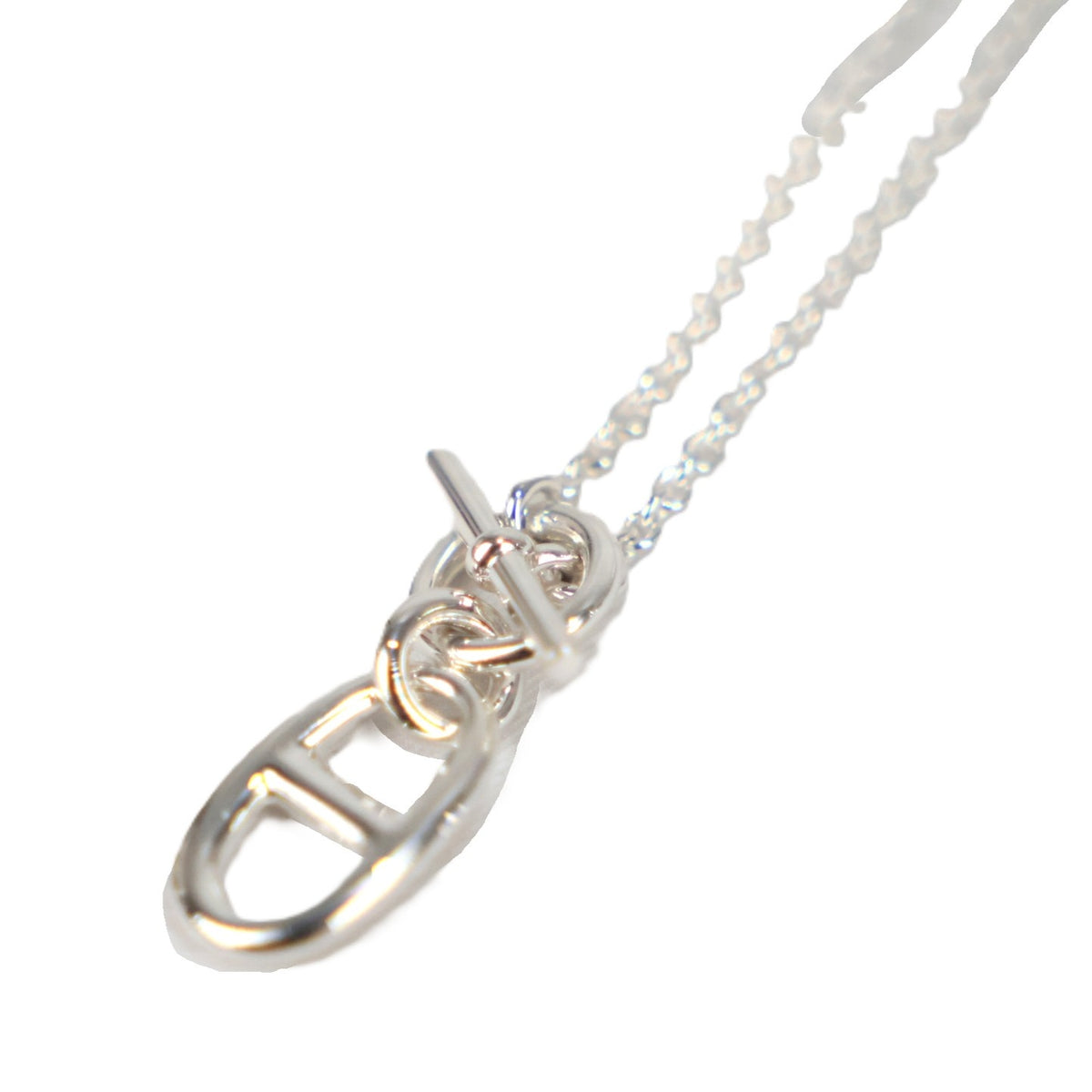 HERMES H104141B Chaine d'Ancre Pendant Necklace