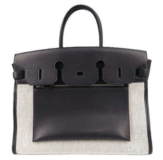 HERMES 087291CK BIRKIN A L'ENVERS 35 HANDBAG