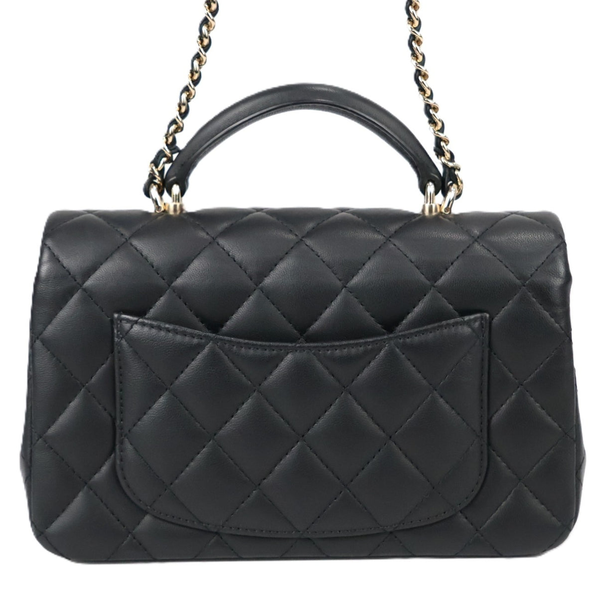 CHANEL AS2431 TOP HANDLE FLAP HANDBAG