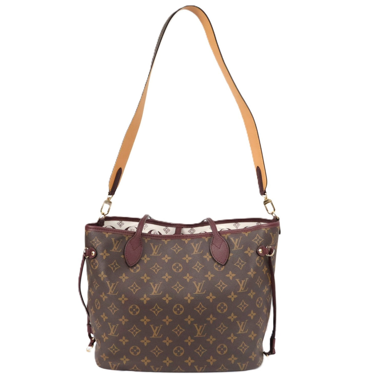 LOUIS VUITTON M28377 NEVERFULL INSIDE OUT MM TOTE BAG